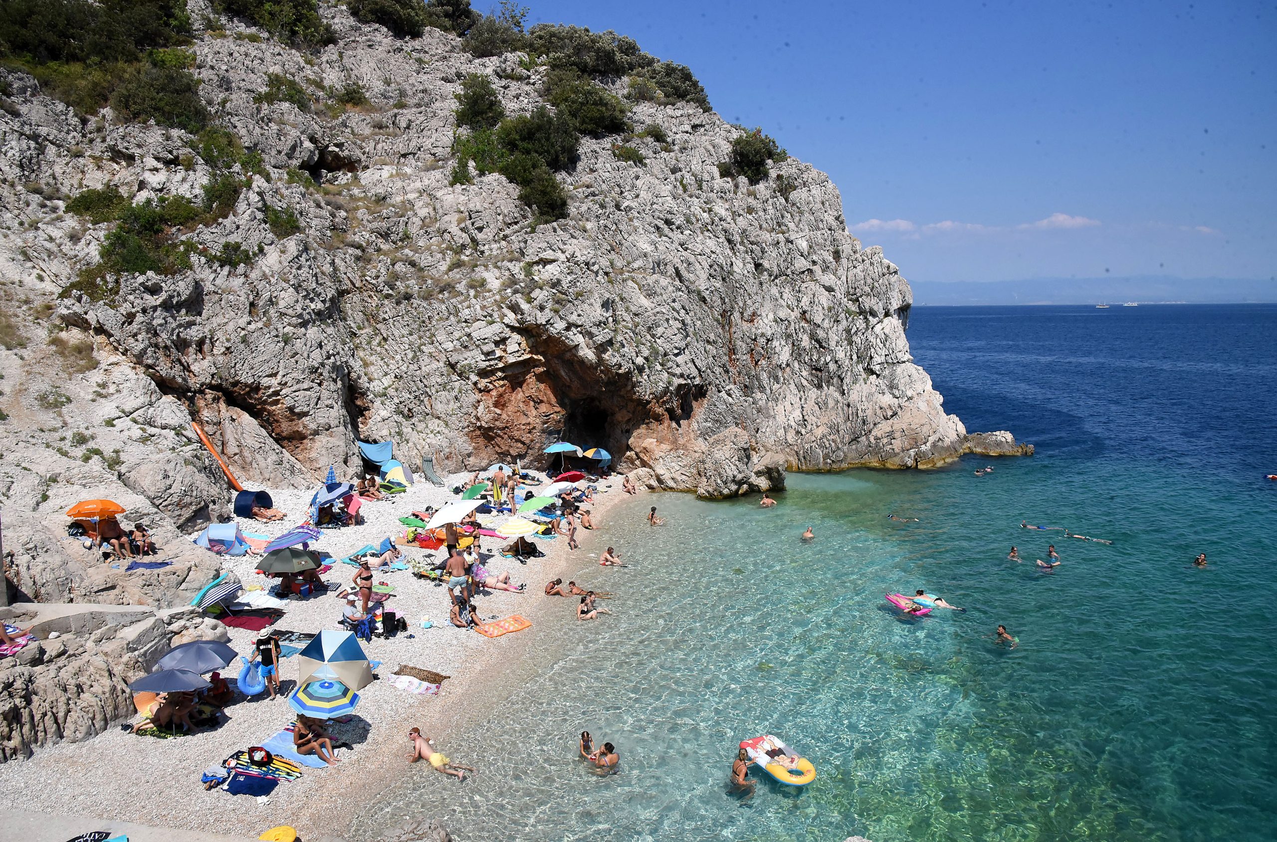 Adriatic coast view from Kaiser Villa